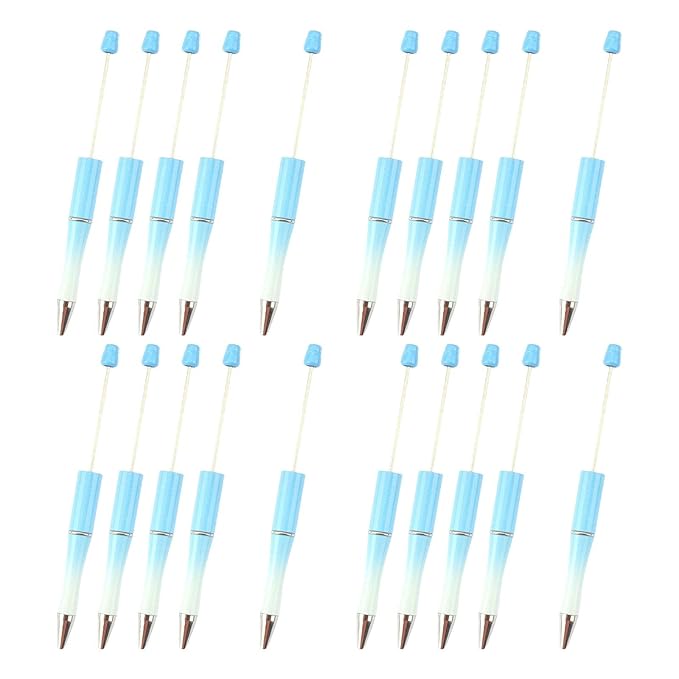 MERISHOPP 20Pcs Beadable Pens Kit Printable Bead Ballpoint Pen for Draw ...