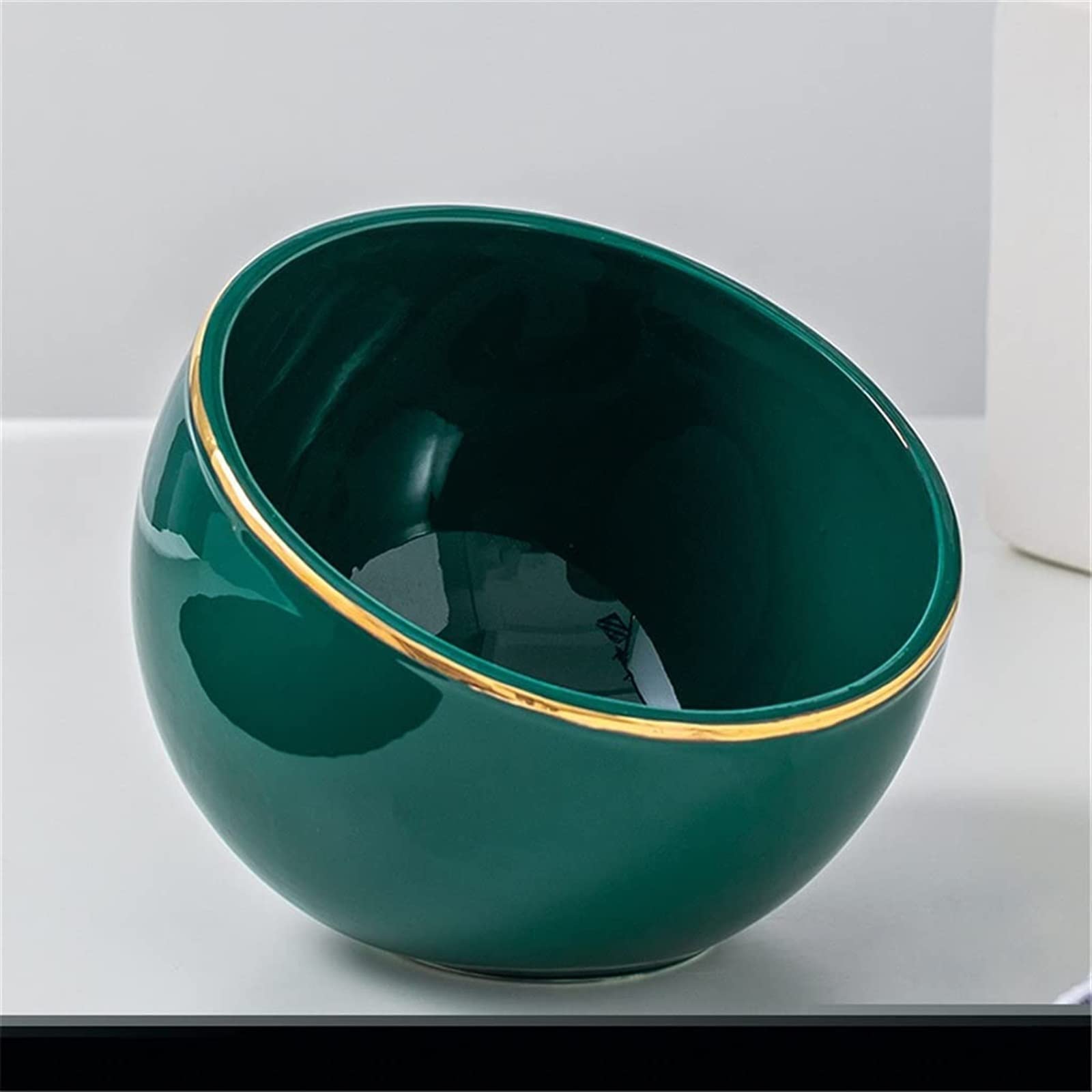 Desktop-Mülleimer im europäischen Stil, kleine Keramik, kreativer Tisch, Mini-Haushalt, Badezimmer, Wohnzimmer, Couchtisch, Dekoration