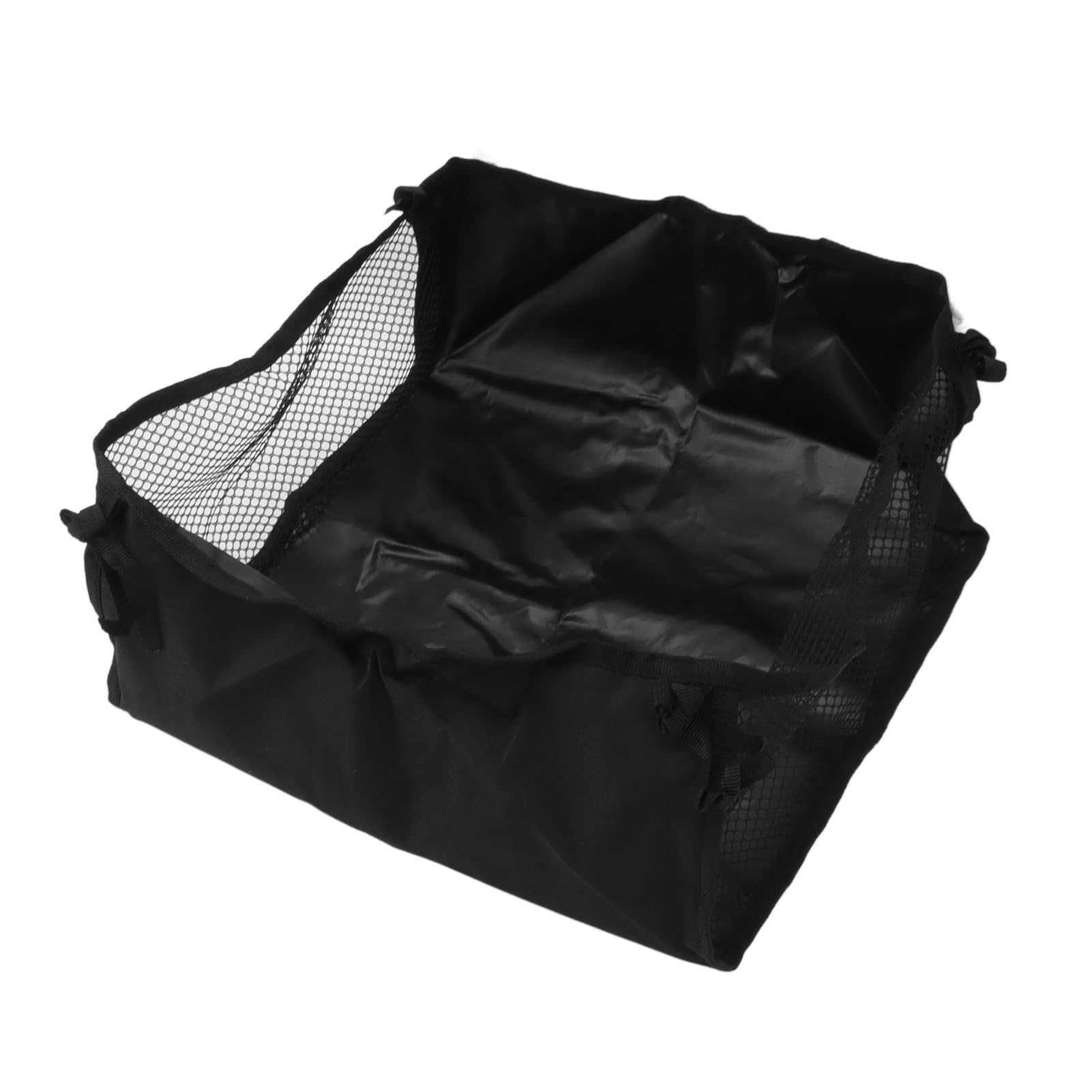 Torba Pod Wózek Inwalidzki 600D z Tkaniny Oxford Ruchomy Kosz Pod Siedzeniem do Wózka Rollator Walker w Kolorze Czarnym