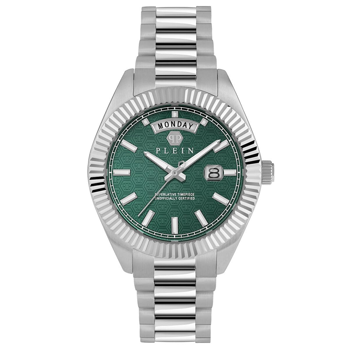 Philipp Plein Men Analogue Quartz Watch Date Superlative Gent