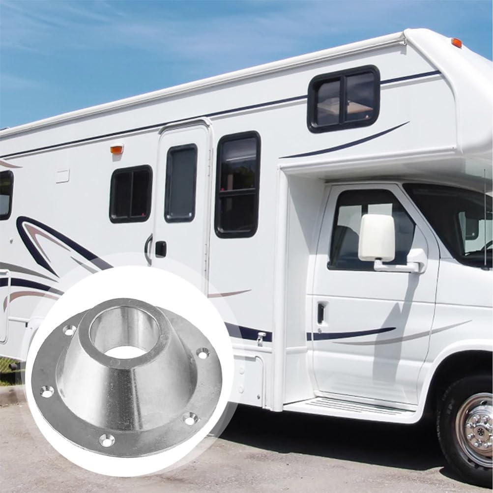 Homoyoyo Rv Table Base Mounts Aluminum Table Leg Mounts for Camper Boat Rv Supplies