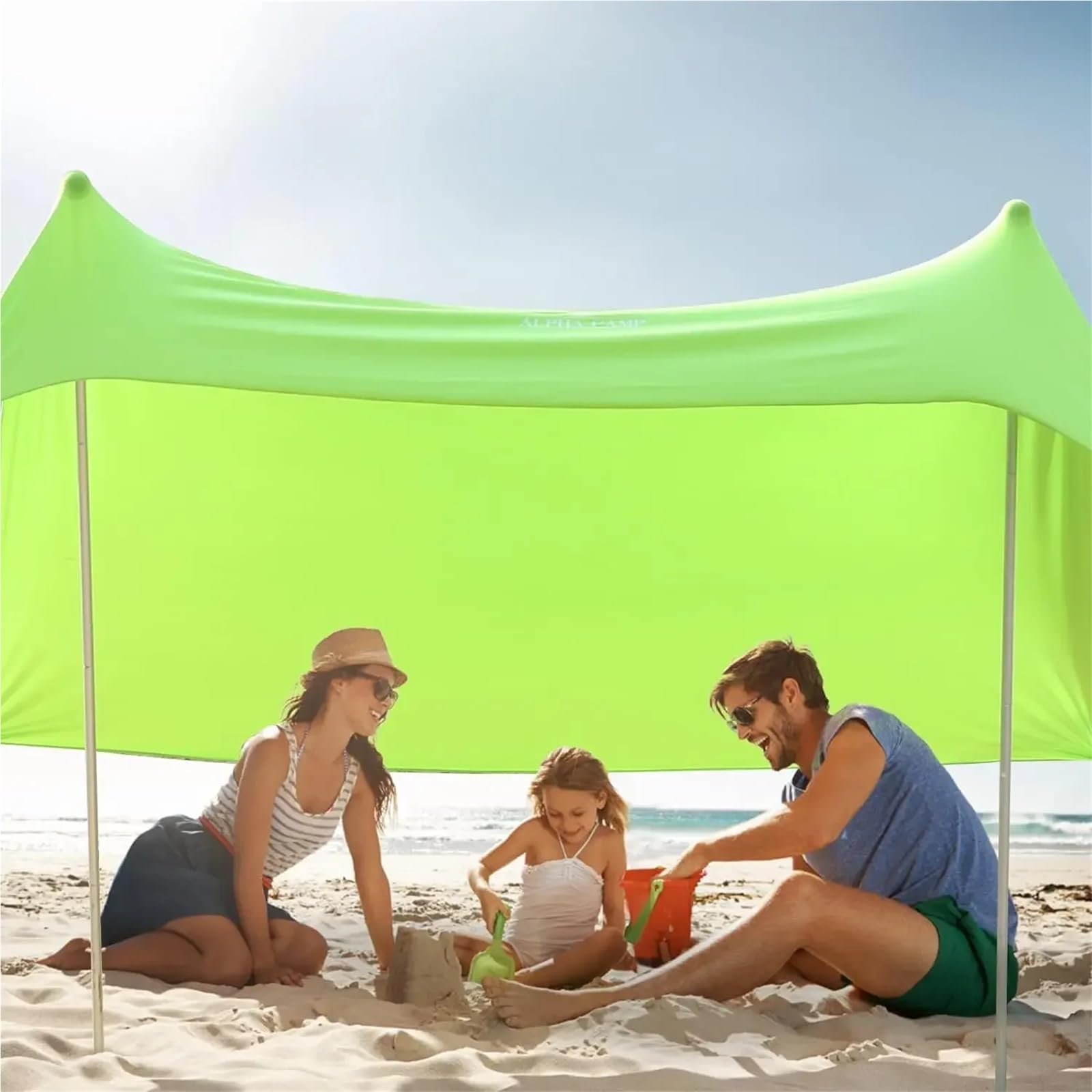 Paravento da Spiaggia Tenda da Spiaggia for Esterni, Riparo dal Sole, Tende Campeggio, Antivento, monoblocco(Size8)