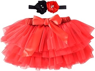 Falda de tutú suave y esponjosa para bebé, para fiestas, carnaval, niñas, de malla, tutú, lazo, princesa, falda para el pelo, color negro
