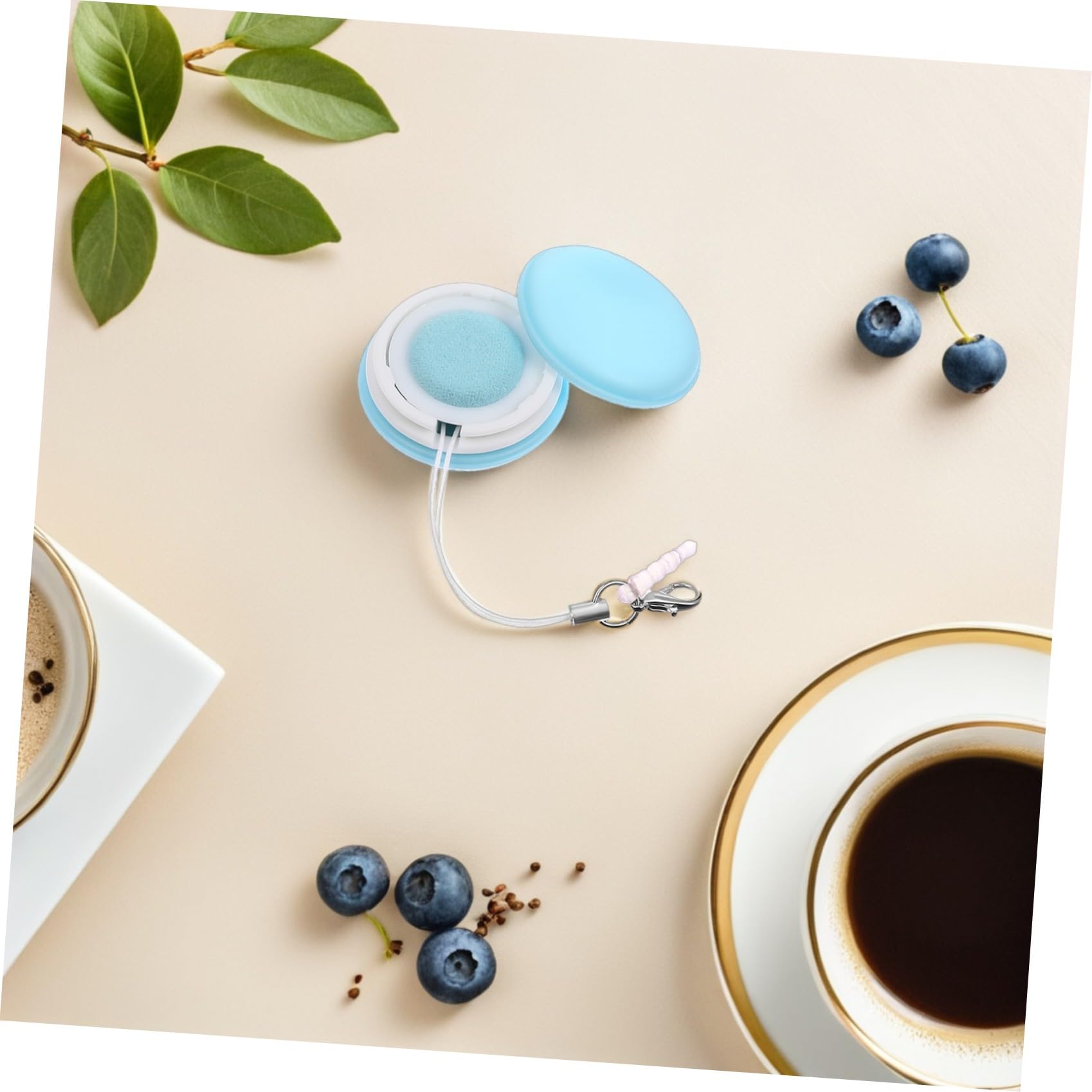 Macaron de Nettoyage D'écran 4 Pièces Silicone PP pour Lentilles