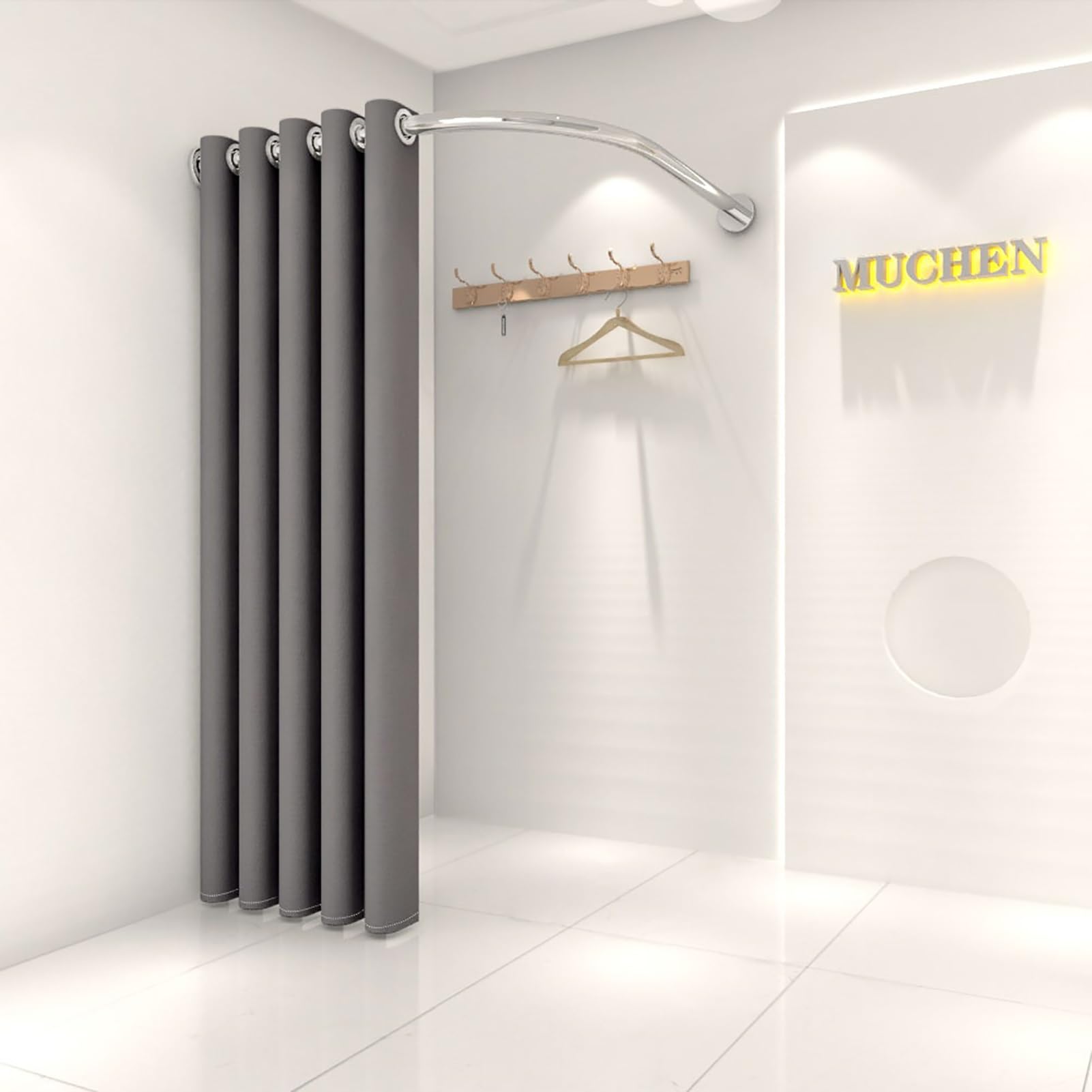 アイアンフレーム パーテーション L字 部屋 間仕切り 部屋干しにも