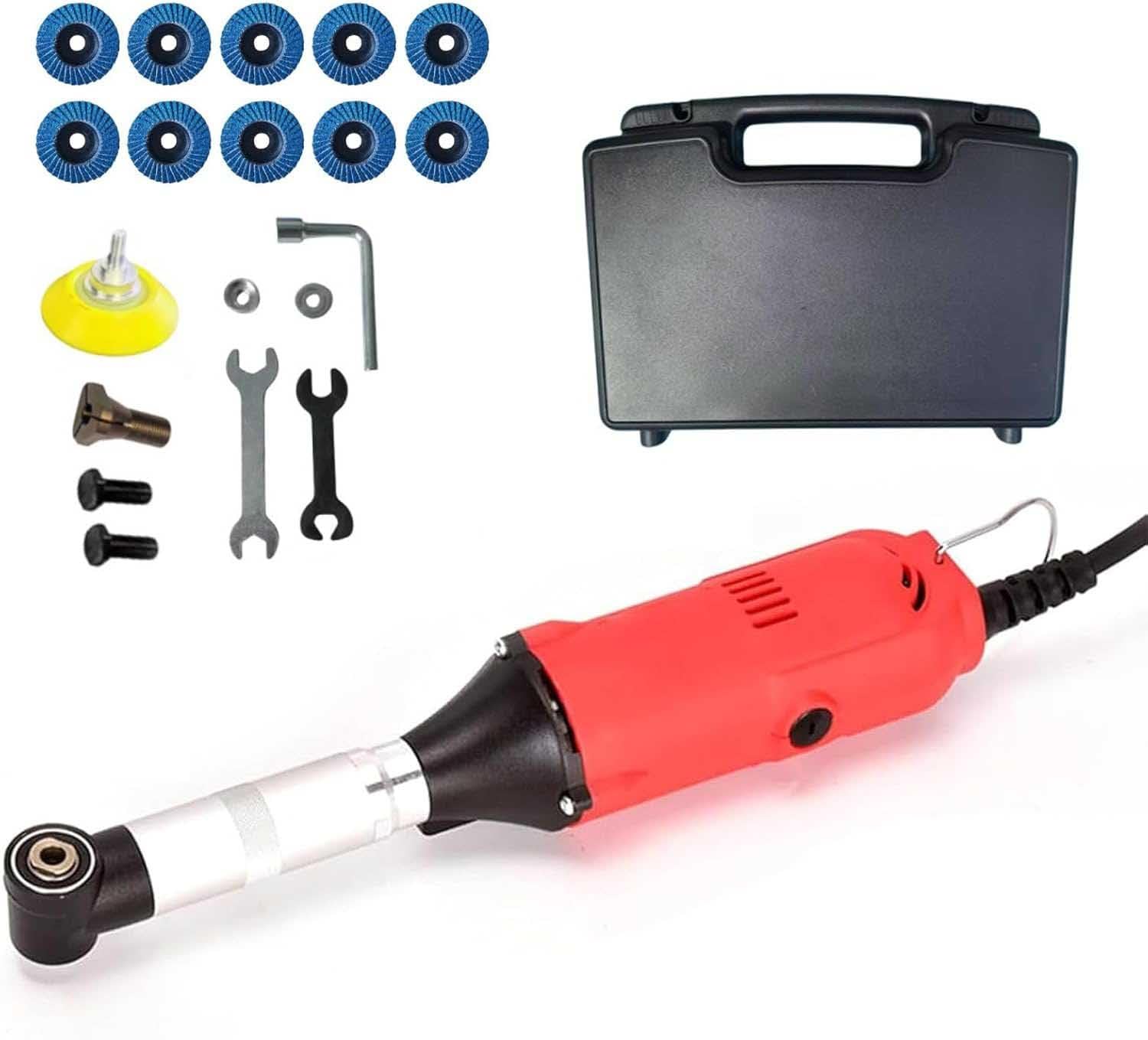 Máquina eléctrica for limpieza de juntas de baldosas, máquina limpiadora de huecos de baldosas con 6 velocidades ajustables, limpiador abridor de juntas de pisos de baldosas for eliminar óxido y limpi