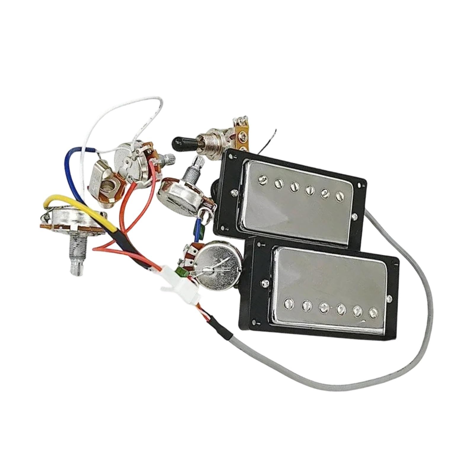 Profesjonalny Uprząż Gitarowy Zestaw Gitarowy Humbucker Pickup 4C 1 Z Opcjonalną Wiązką Przewodów Do Standardowych Akcesoriów Do Instrumentów(3/4)