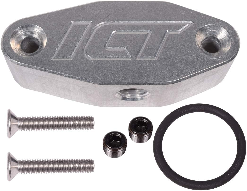 ICT Billet LT Oil Pan Pressure Sensor Relocation Adapter 1/8" NPT Sending Unit Compatible with L83, L84, L86, L87, L8B Designed & Manufactured in the USA 551942
