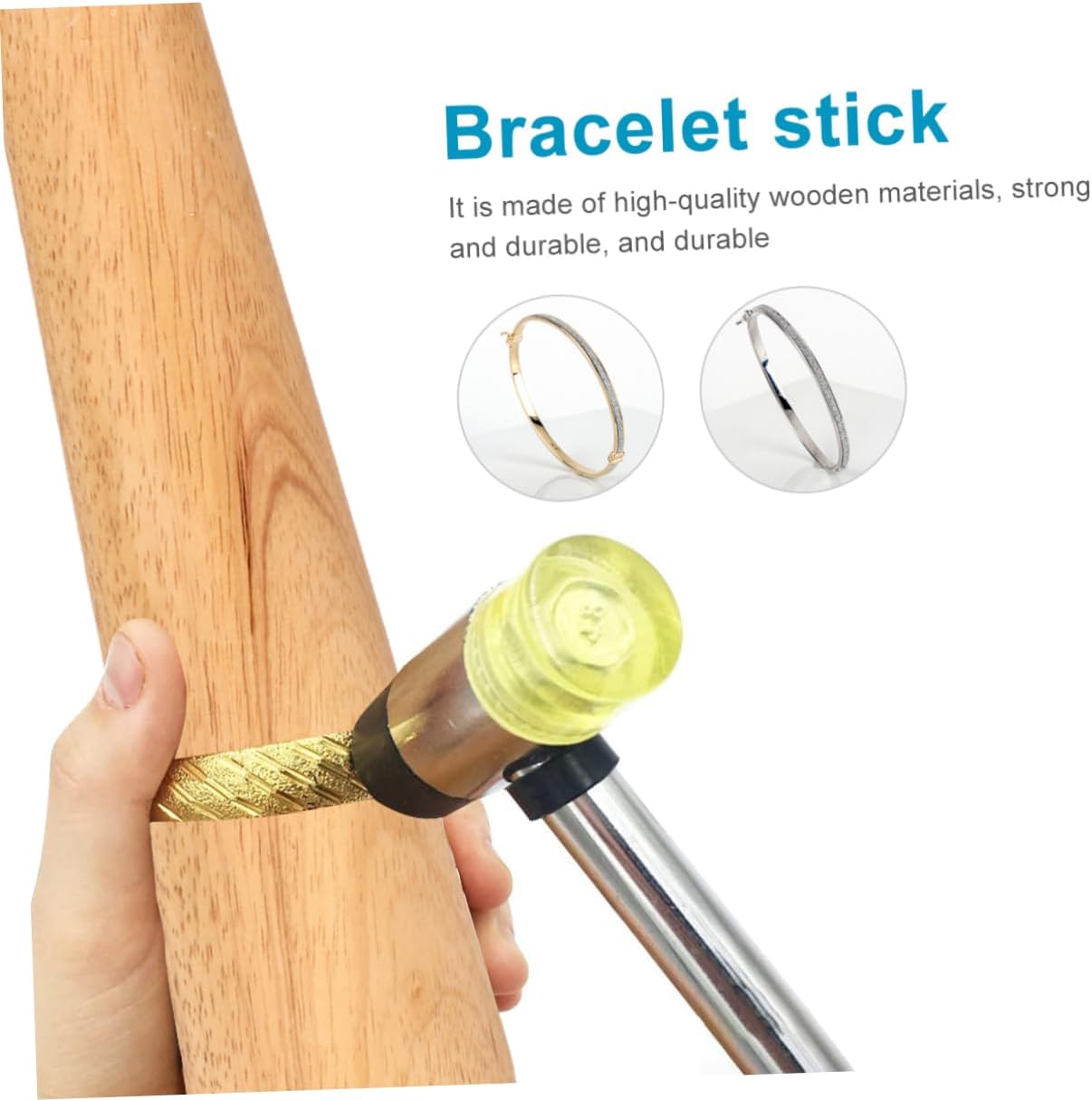 Wood Bracelet Jewelry Forming Tool Mandrel Round Bangle DIY