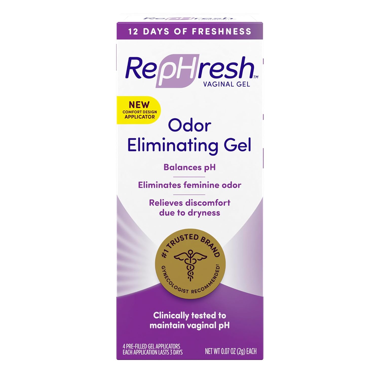 RepHresh Odor Eliminating Vaginal Gel, 4ct (0.07oz) RepHresh Odor Eliminating Vaginal Gel, 4ct (0.07oz)