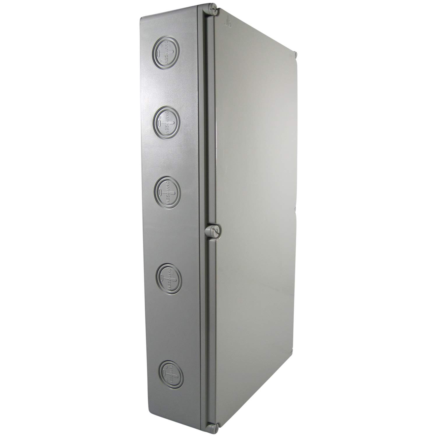 TPelectric - Industriegehäuse Leergehäuse Verteilergehäuse IP67 mit Hutschiene (Weiß, 300 x 540 x 110)