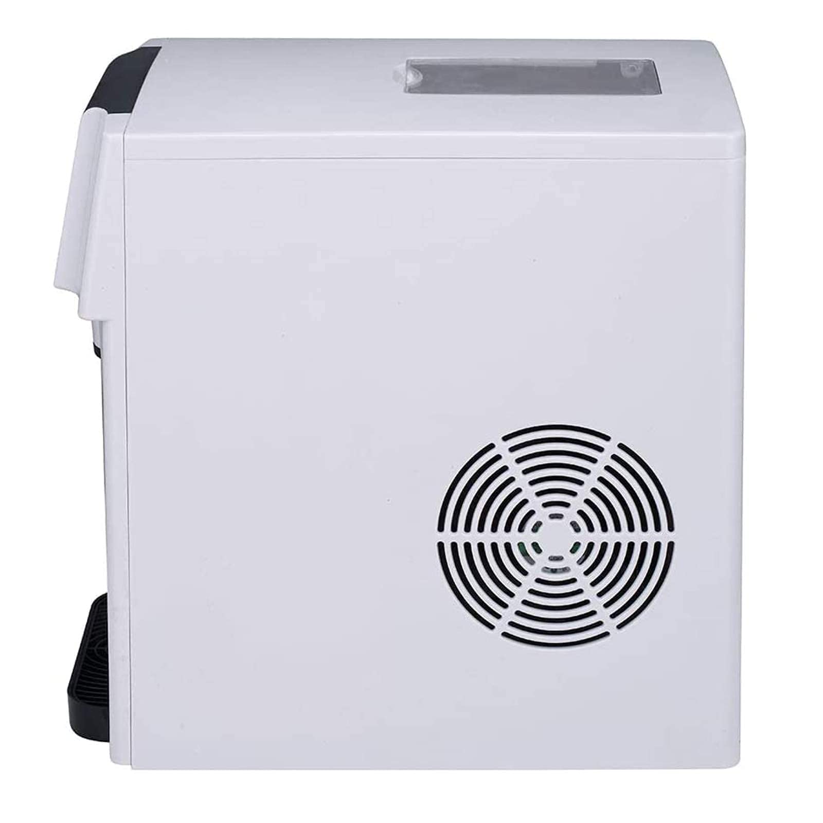 Macchina per il ghiaccio da banco, macchina per cubetti di ghiaccio portatile, produce 22 libbre di ghiaccio in 24 ore, cubetti di ghiaccio pronti in 8-10 minuti, produzione di ghiaccio elettrica
