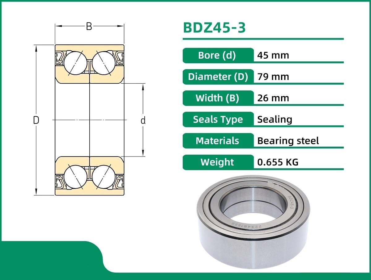 user_bf74f799　チームベア3体セット Amazon.com: TBZFNZXF BDZ45-3 45X79X26 DAC45790026 Wheel Bearing