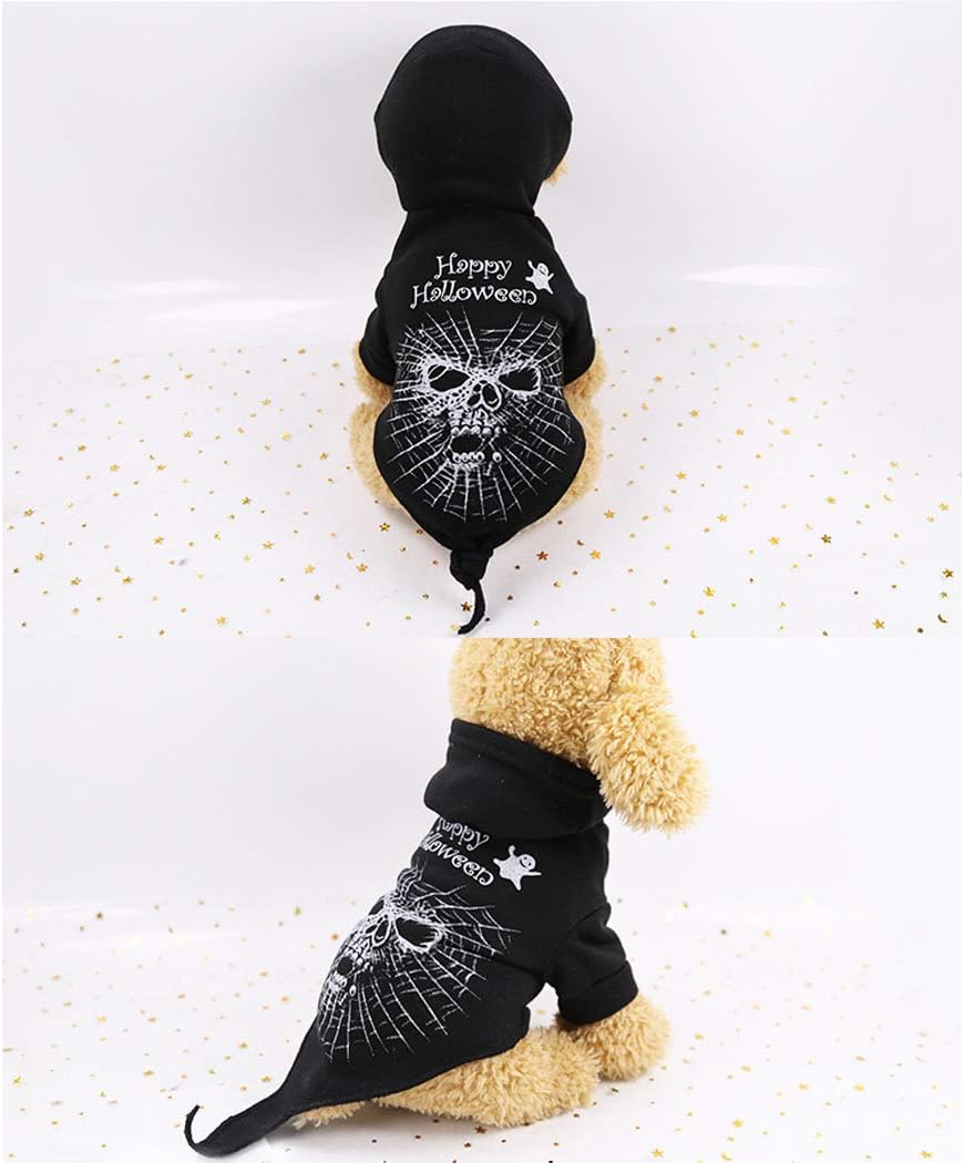 Sipliv Pet Hoodie Pet Dog Cat Autumn Winter Weather Coat Soft Fleece Hoodie Clothes for Puppy Halloween Christmas Holiday Party Clothes - Image 4