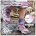 R CORD Girls Hiking Shoes Kids Anti Collision Hiking Boots Girls Non Slip Sneakers Outdoor Trekking Walking Climbing Running Pink 5 Big Kid