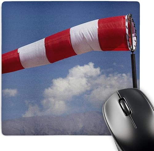 3dRose LLC 8x 8x 0.25inches viento Calcetín, la aviación, vitacura Aeropuerto, Santiago, Chile David Muro Mouse Pad (MP _ _ _ _ _ _ _ _ _ _ 85852_ _