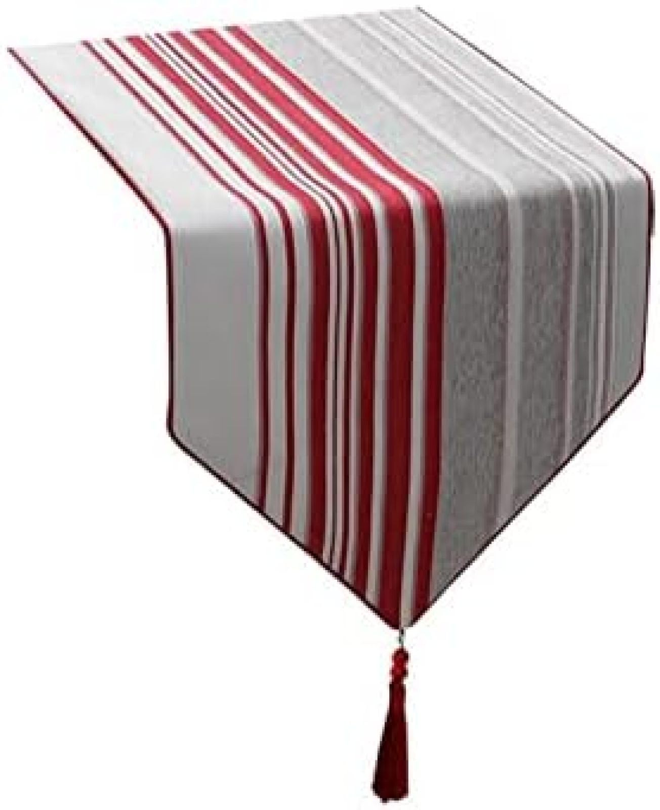 WDCDYQDH Simple Modern Fashion Table Runner Stripe Embroidery Mat Bed Flag Tablecloth Cloth Decoration (groen 32 * 140cm) (Oranje (blauw A 32 * 280cm) Oranje 32 * 260cm (rood 32 * 240cm)