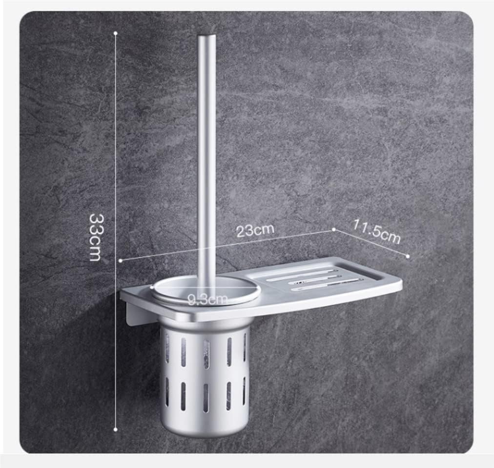 Toilet Brush Toilet Brush and Holder Set，Cleaning Brush Holder with Toilet Brush Wall Mount Toilet Brush Set for Toilet Cleaning for Home Bathroom