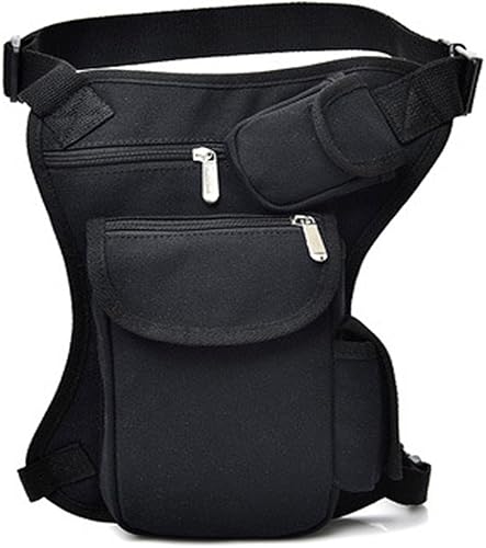 Riñonera de lona para senderismo, bolsa táctica de pierna caída, bolso para correr, cinturón de cadera, al aire libre, motocicleta, bicicleta, disponible en Yaxa Mexico