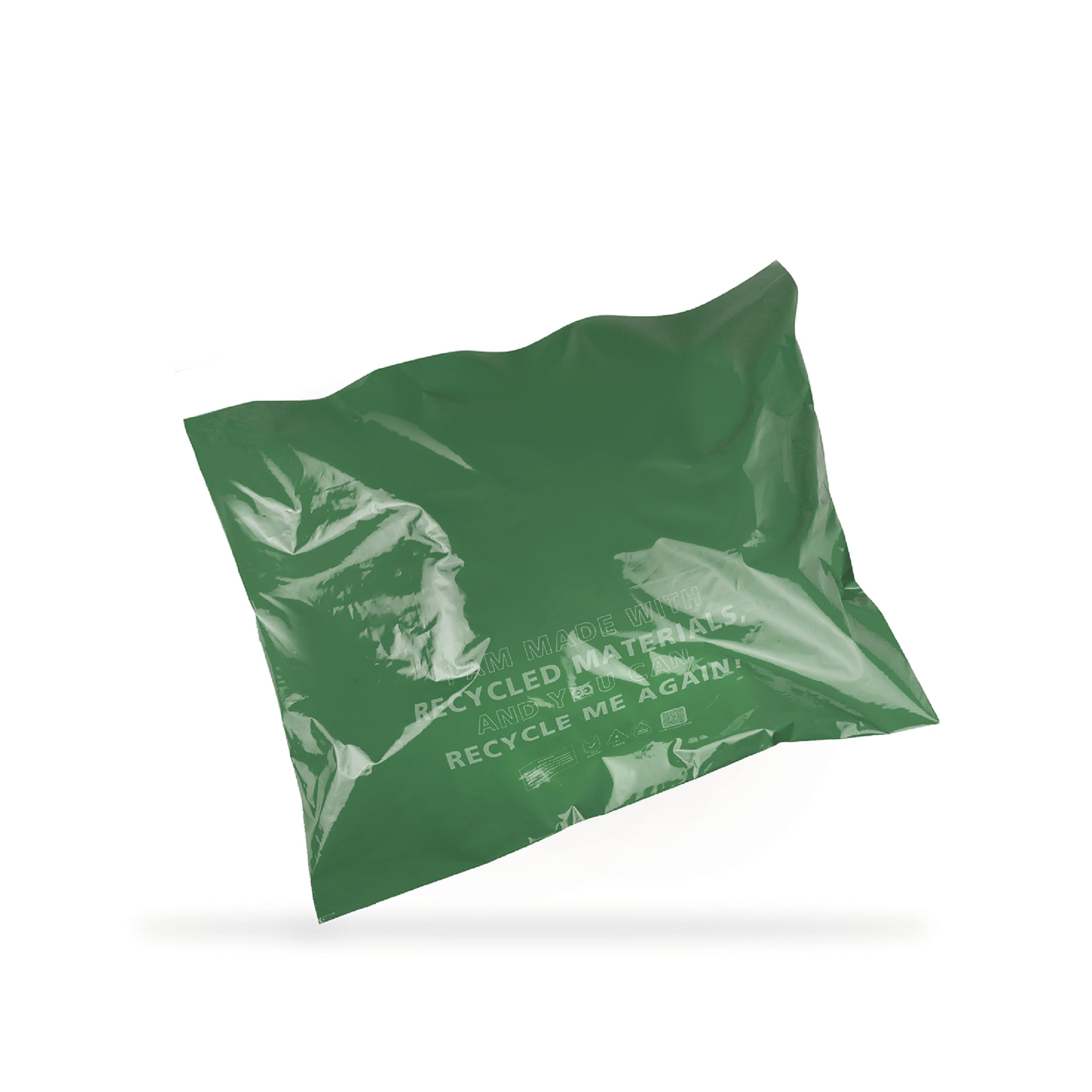 Owlpack Eco Friendly 2 MIL Green Recycled Mailers (12" x 15.5", pack of 200)