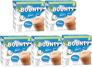 Capsules compatibles Bounty Hot Chocolate Dolce Gusto - 40 dosettes, 40 portions de boisson chaude au chocolat chaud