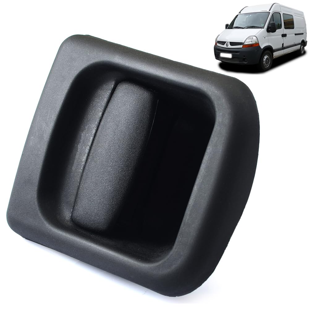 Robust Car Parts Black Robust Front Outer Door Handle Right O/S Driver Side For Renault Master Vauxhall Movano Nissan Interstar 7700352489 1998-2010