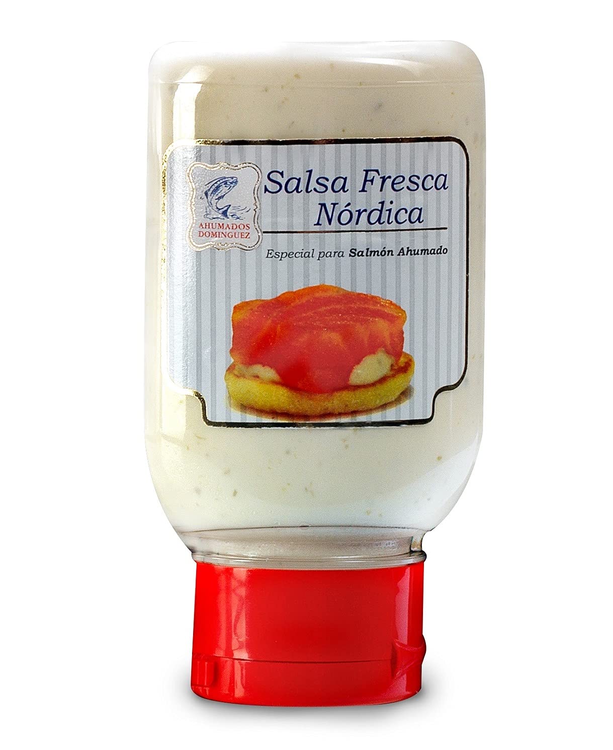 Ahumados Domínguez - Salsa Fresca Nórdica - Especial para Salmón Ahumado y Marinado - 178 g - Artesanal - Refrigerada