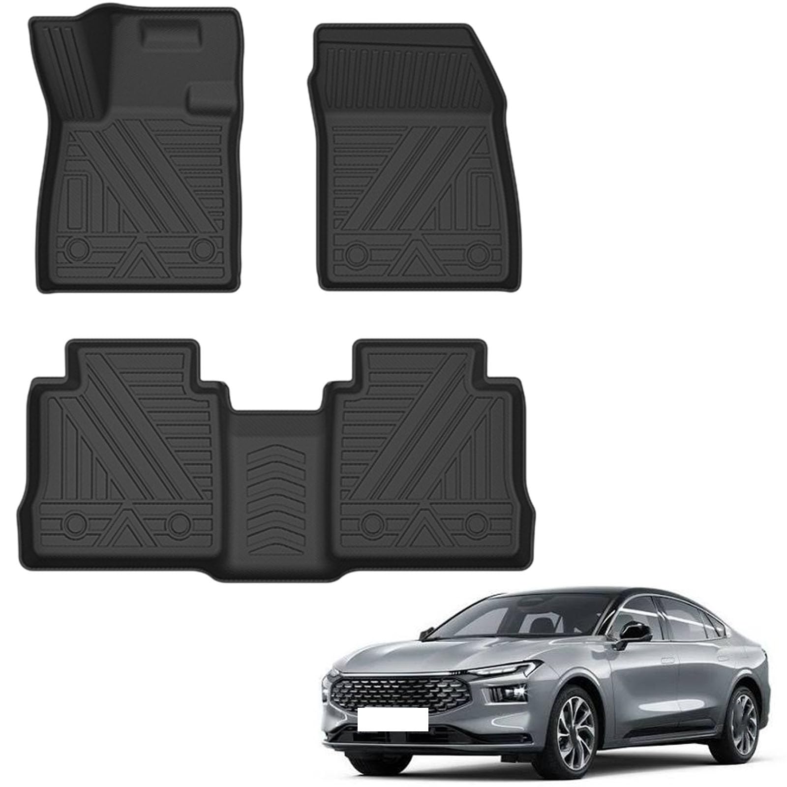 PAPEP Floor Mats for Ford Mondeo Pure Gasoline 2022-2023 RHD
