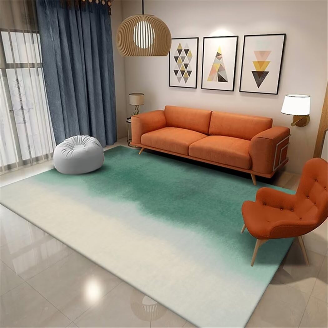 Alfombras Lavables En Lavadora Alfombra Habitación Juvenil Alfombra Habitación Juvenil Alfombra Interior Moderna Alfombra De Área Resistente Al Desgaste 50X80Cm Alfombras Habitacion Juvenil Verde