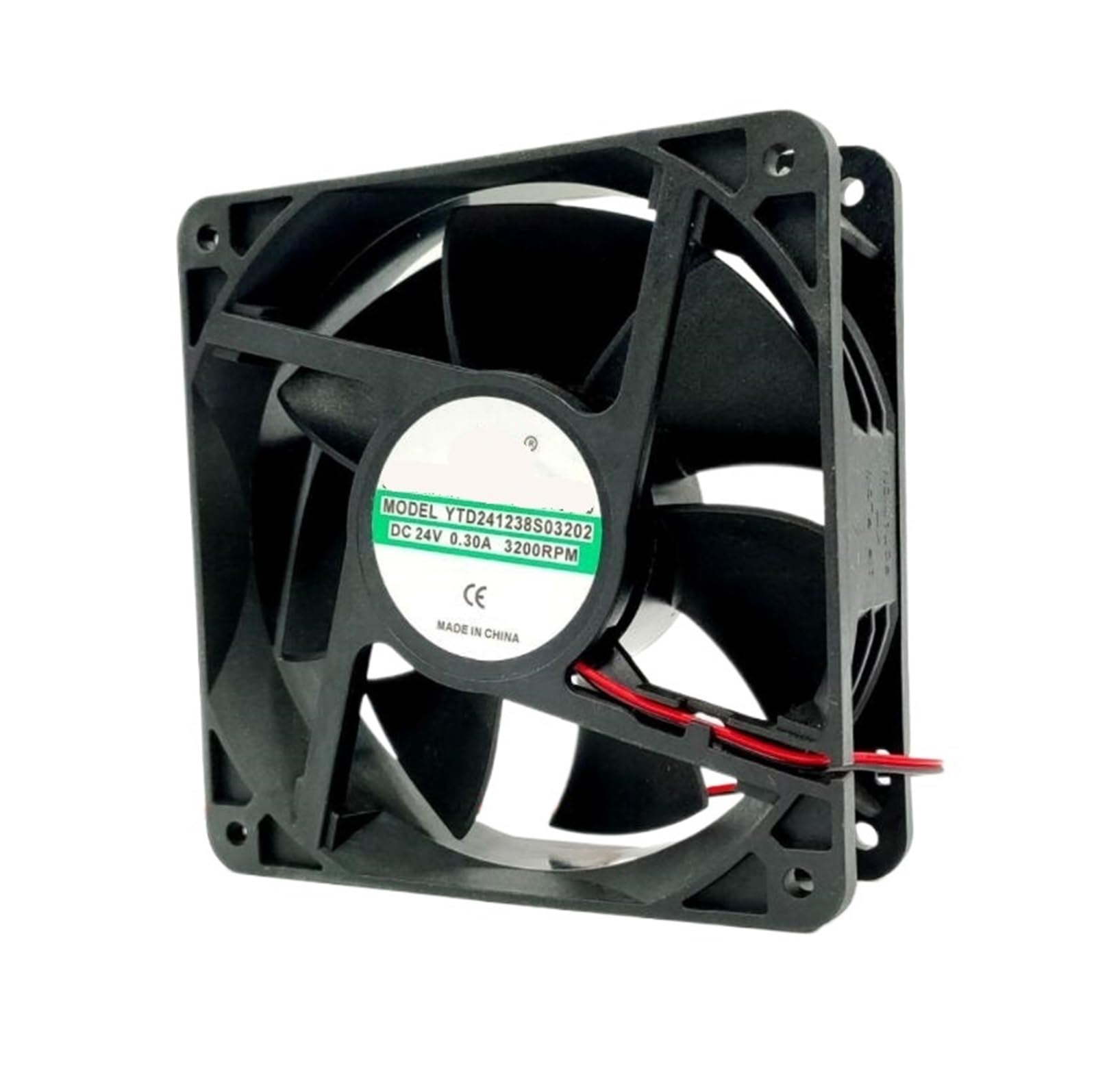 YMUGUEGH YTD241238S03202 cooling fan 12cm DC24V 0.30A 3200RPM two-wire fan