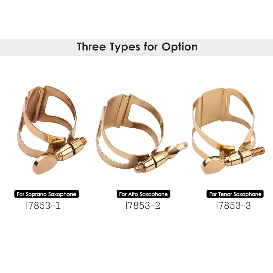 【角ネジ】ヴィンテージアルトサックス用リガチャー Amazon.co.jp: Suncin 一本ネジ調整サックスリガチャーアルト