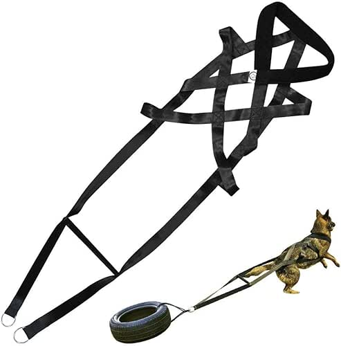 PET ARTIST Dog Sled Harness for Large Work Dogs, Dog