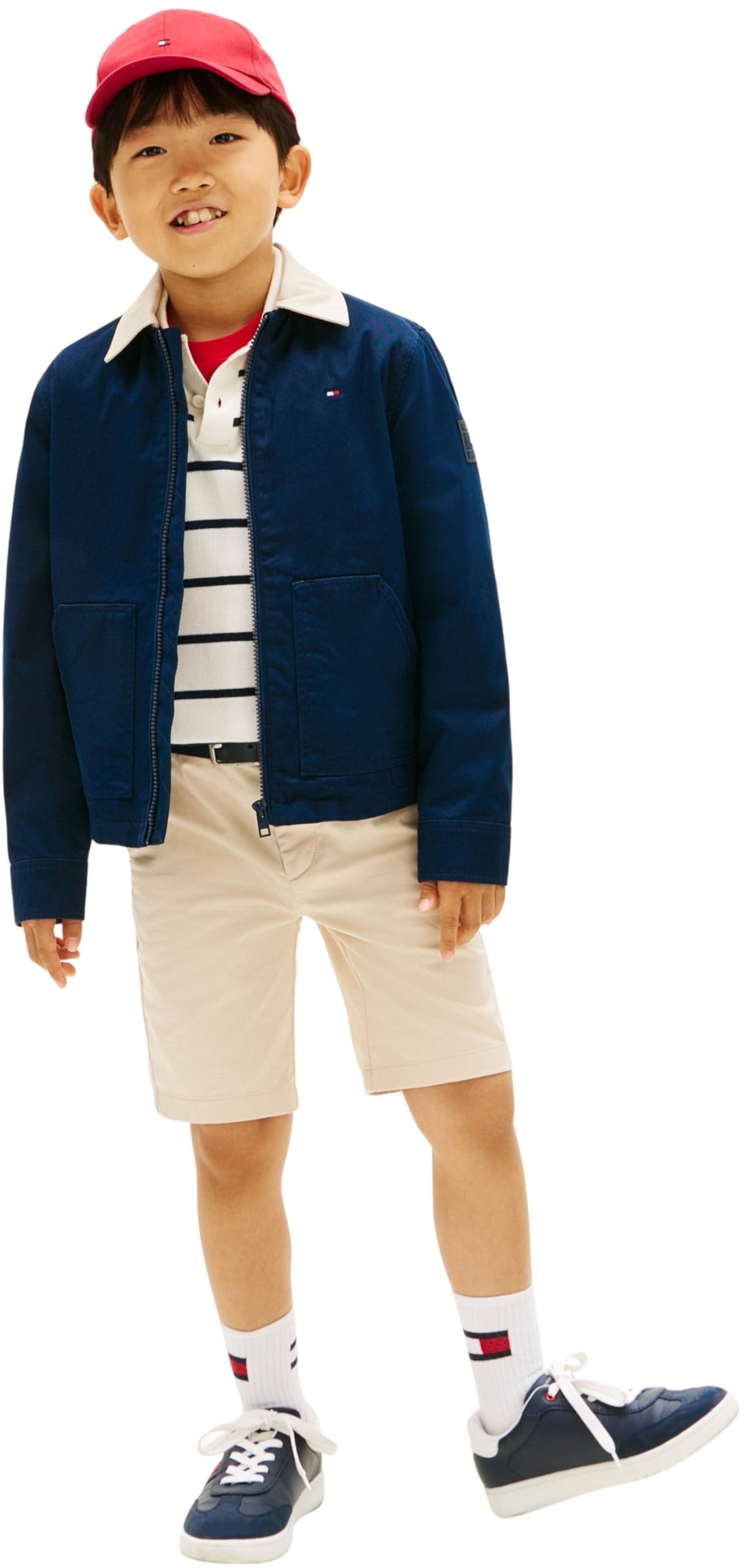 Tommy Hilfiger - 1985 Chino Short Kb0kb09641, Pantaloncini Bambini e Ragazzi