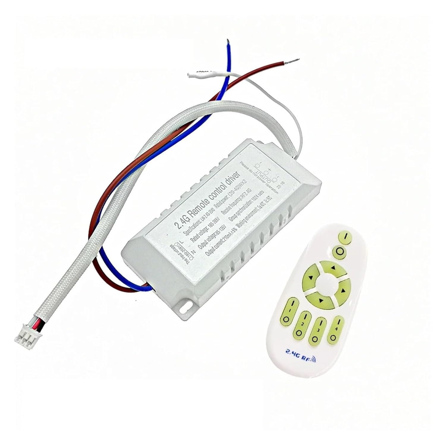 Pilote LED de remplacement pour réparer un plafonnier en panne avec télécommande 2.4g RF