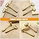 VICASKY 3St Richterhammer Kinderspielzeug Auktionshammer Dekoration Geburtstagsgeschenk holzspielzeug Handwerk Mini Richterhammer aus Holz Hammer für Richter Anwaltshammer hölzern Golden