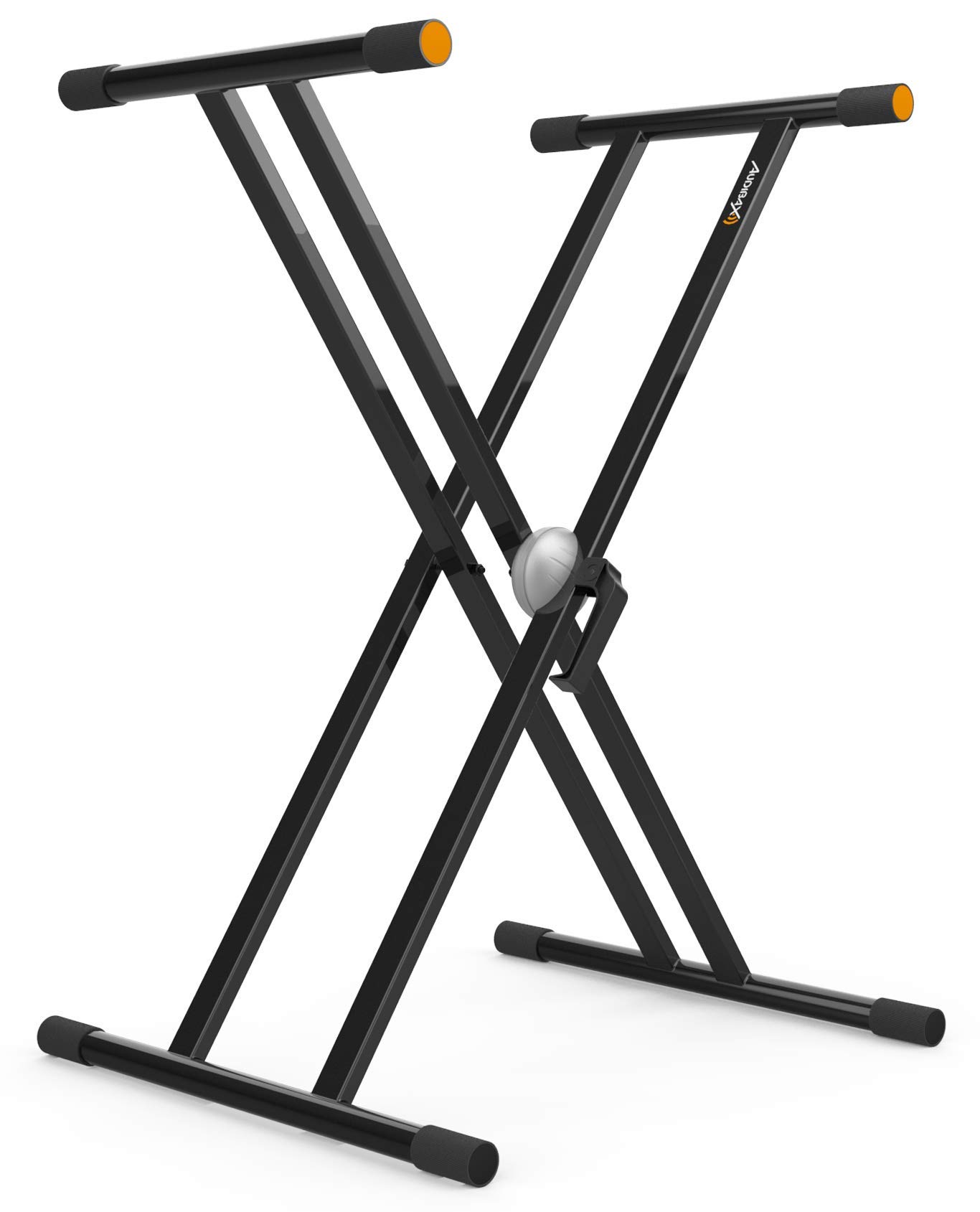 Audibax Onyx 130 Plus Black Soporte Premium Tijera Profesional Teclado (Yamaha, Casio, Roland, Korg)