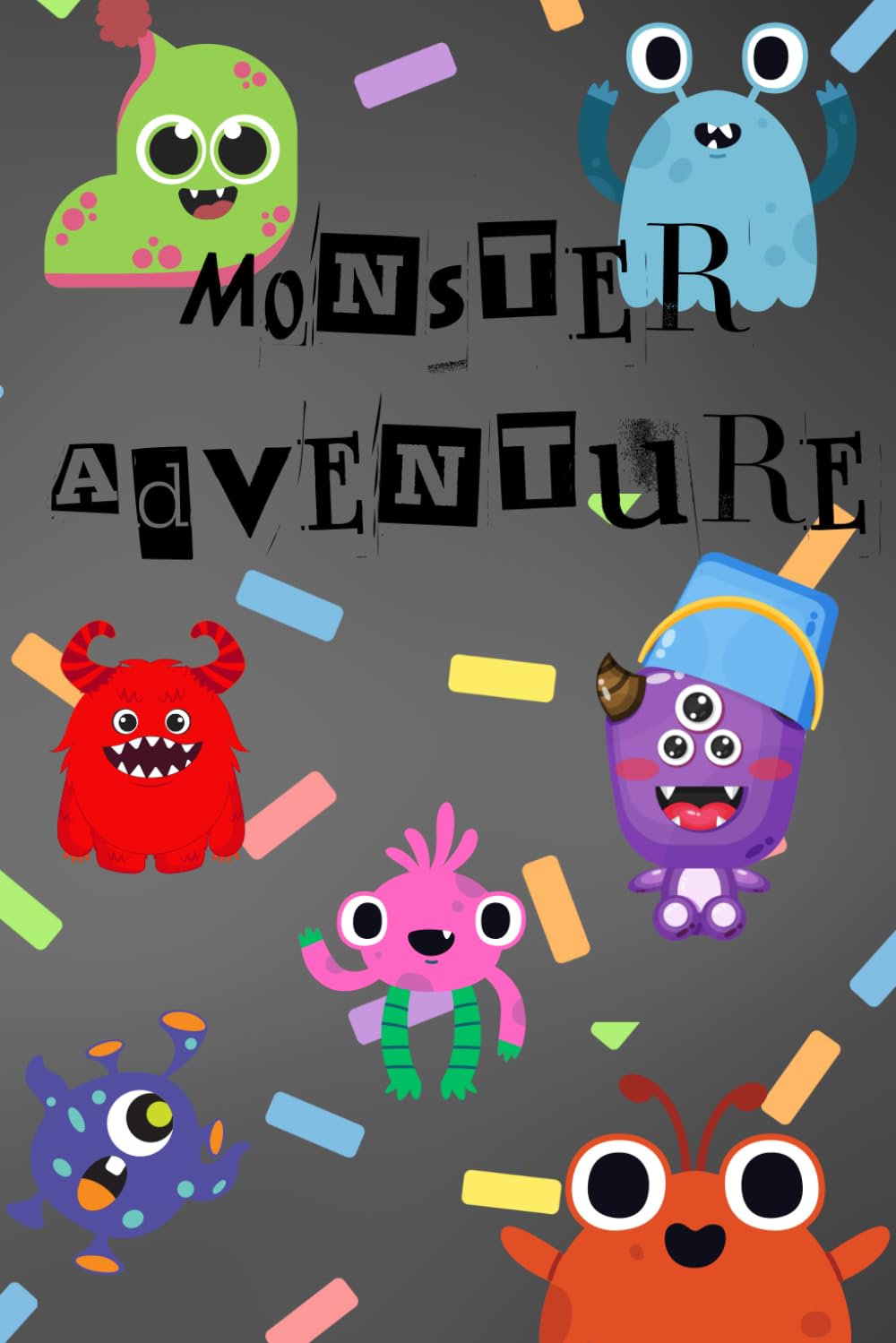 Monster adventure: Colouring book