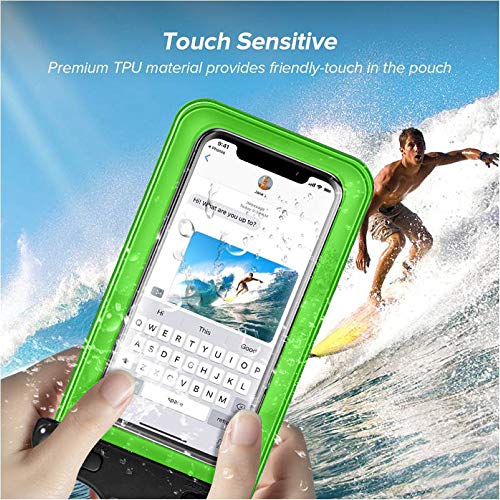 Sovica Custodia Impermeabile Compatibile Con Xiaomi Mi 8 Certificato IPX8 Waterproof Case Cover Impermeabile (Verde) - 4