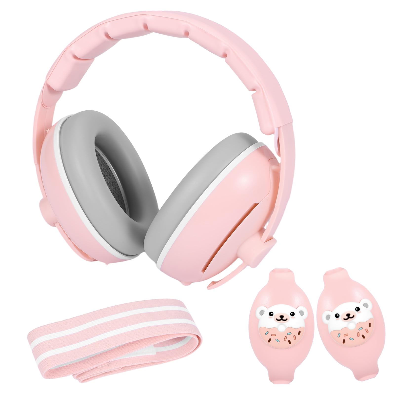 Cascos Bebe Antiruido, Con Bolsa de Transporte, para Sueño y Viajes, Protectores Auditivos Ajustables para Bebé y Niños de Hasta 48 Meses, Reducción de Ruido hasta 25dB — view 10