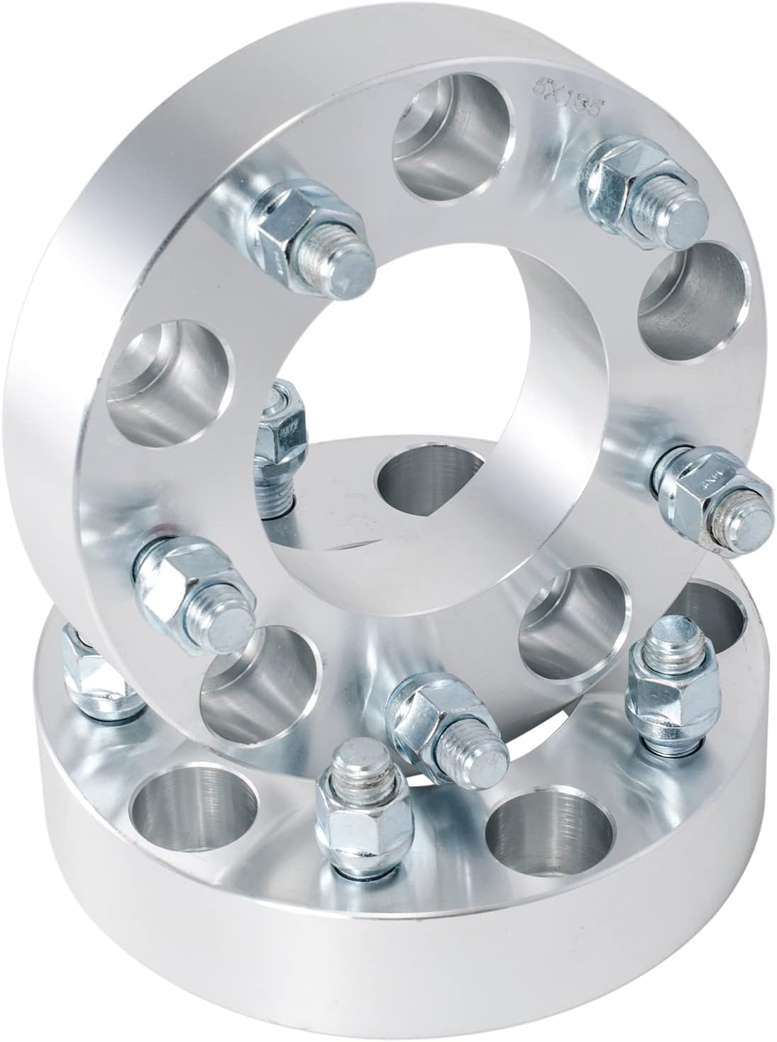 Hex Autoparts 5x135 to 5x135 1.5" Wheel Spacers Adapters with 87.1mm CB 14x2.0 Studs 2pcs Compatible with Ford Expedition F150 Lincoln Navigator Trucks SUVs