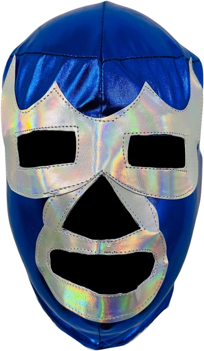 Mexican Luchador Lucha Libre Mask for Youth and Children - Authentic Design, Elastic Strap