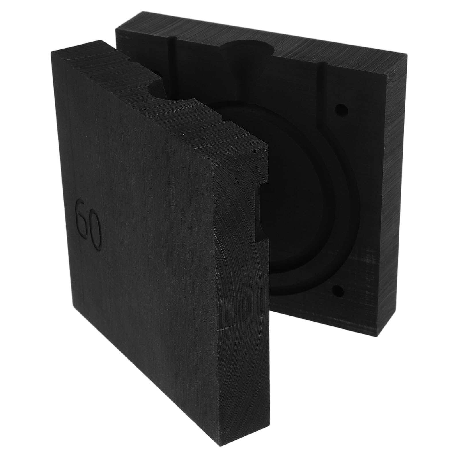 SHINEOFI Creuset Outil Réutilisable en Graphite Noir pour Fusion de Métaux Précieux Minimisant la Perte de Métal pour Fabrication de Bijoux et Artisanat DIY