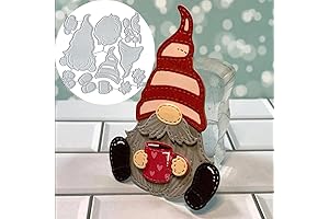 Christmas Gnome Metal Die Cuts Dies for Making Cards and Embellishments