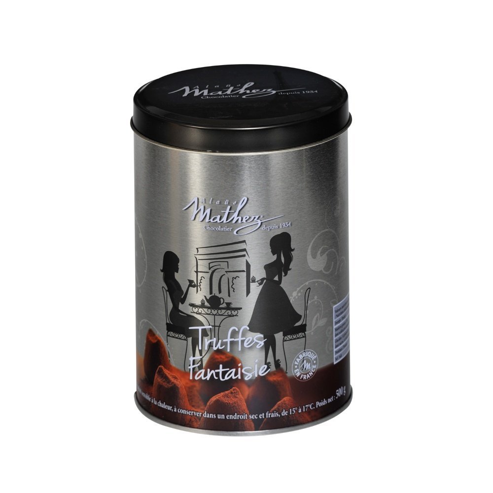 2x500g Chocolat Mathez Fine French Cocao Powdered Chocolate Truffles Fantaisie