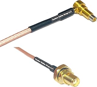 1 feet RG316 MS-156 Male Angle to SMA Female O-Ring RF Pigtail Coaxial Cable