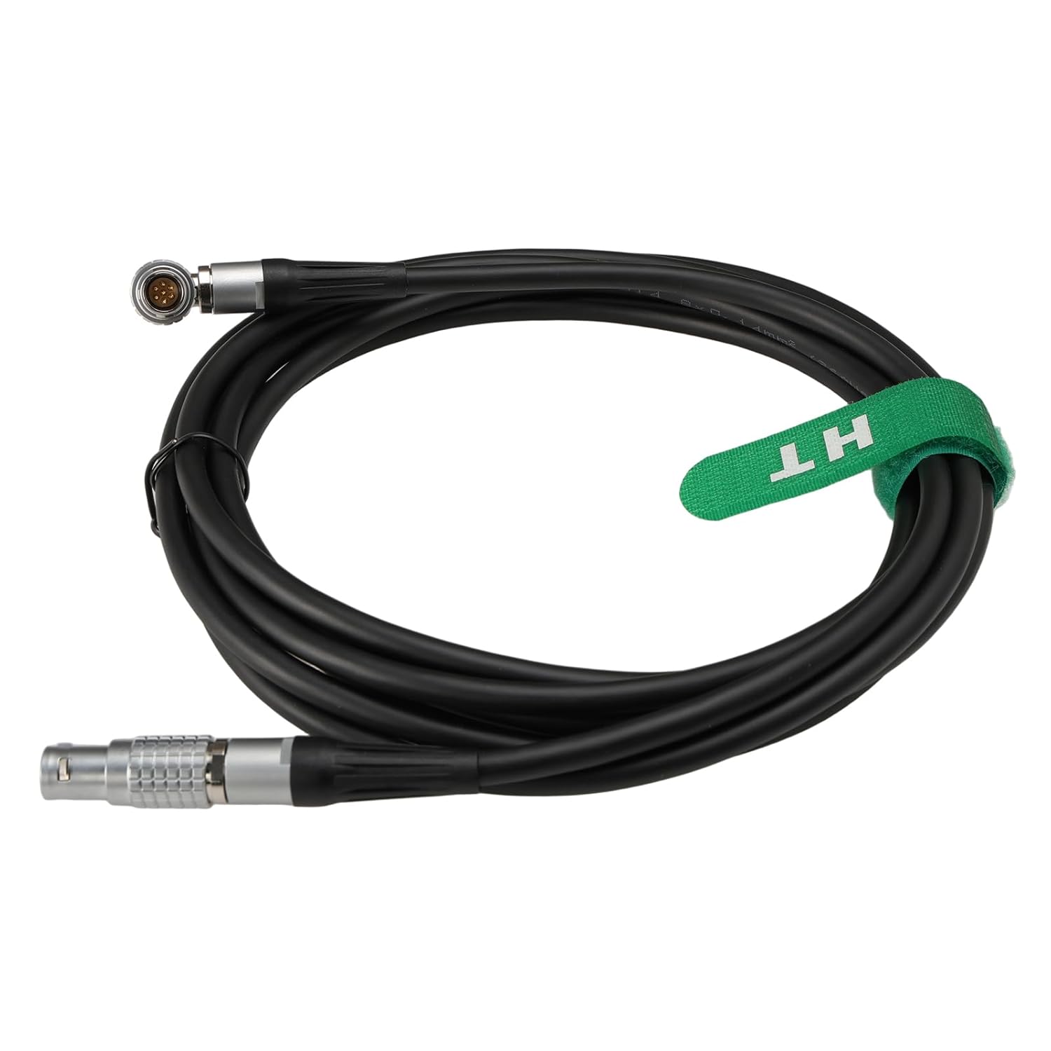 Motor Cable for Heden M26VE, Preston MDR3 MDR4 DM5, Cmotion, ARRI, Right Angle 7-pin Male to Straight 7 Pin Female, 10 feet