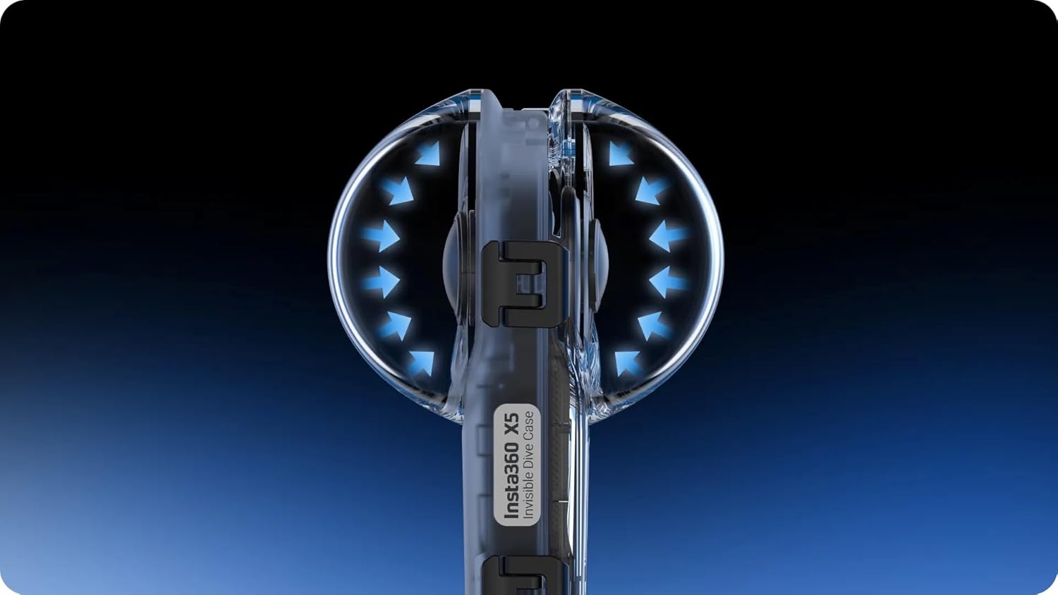 Insta360 X5 Invisible Dive Case Kit with Invisible Selfie Stick and Float Handle Grip(New)- Waterproof Up to 60m (197ft)