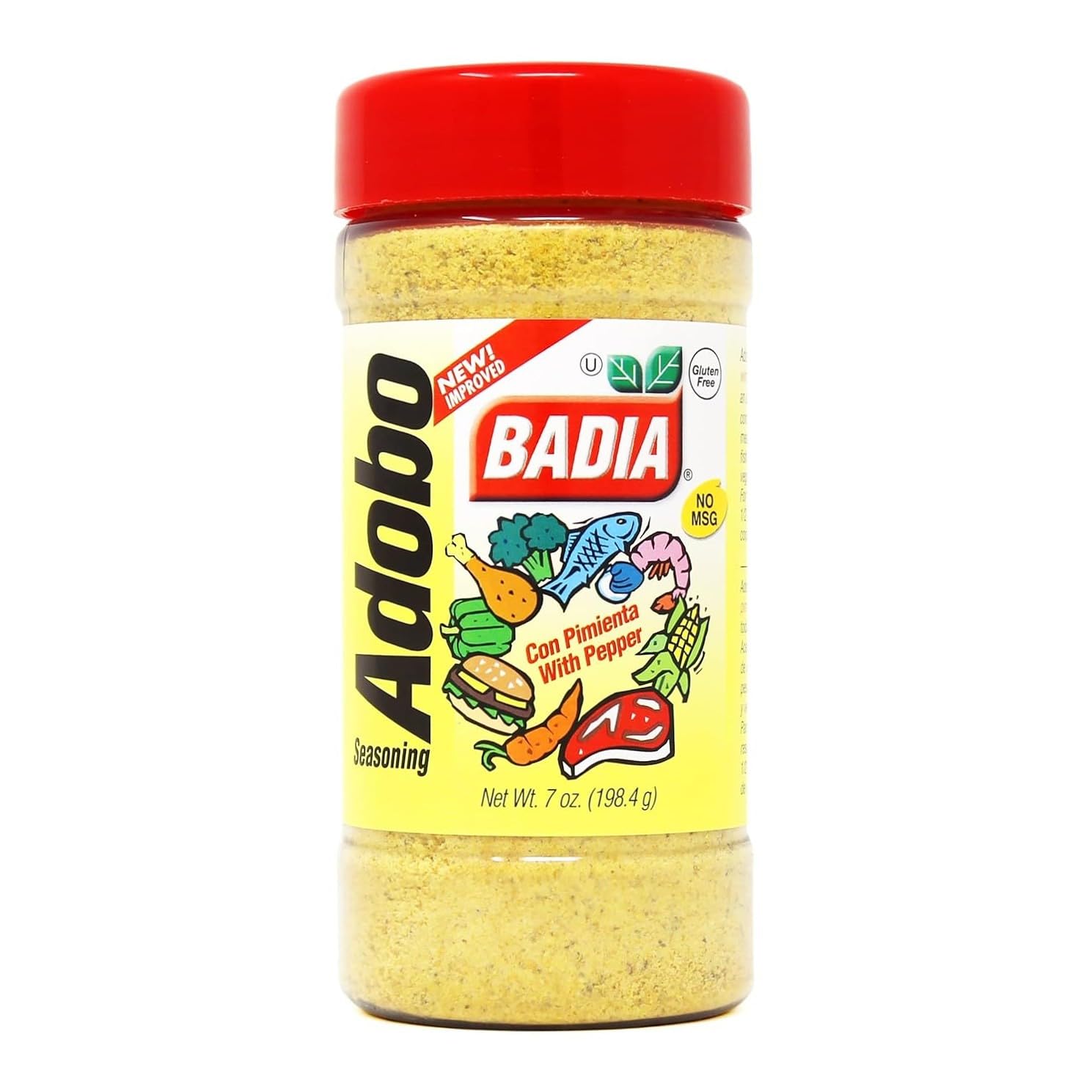 Badia Adobo Seasoning With Pepper 198.4g Tub