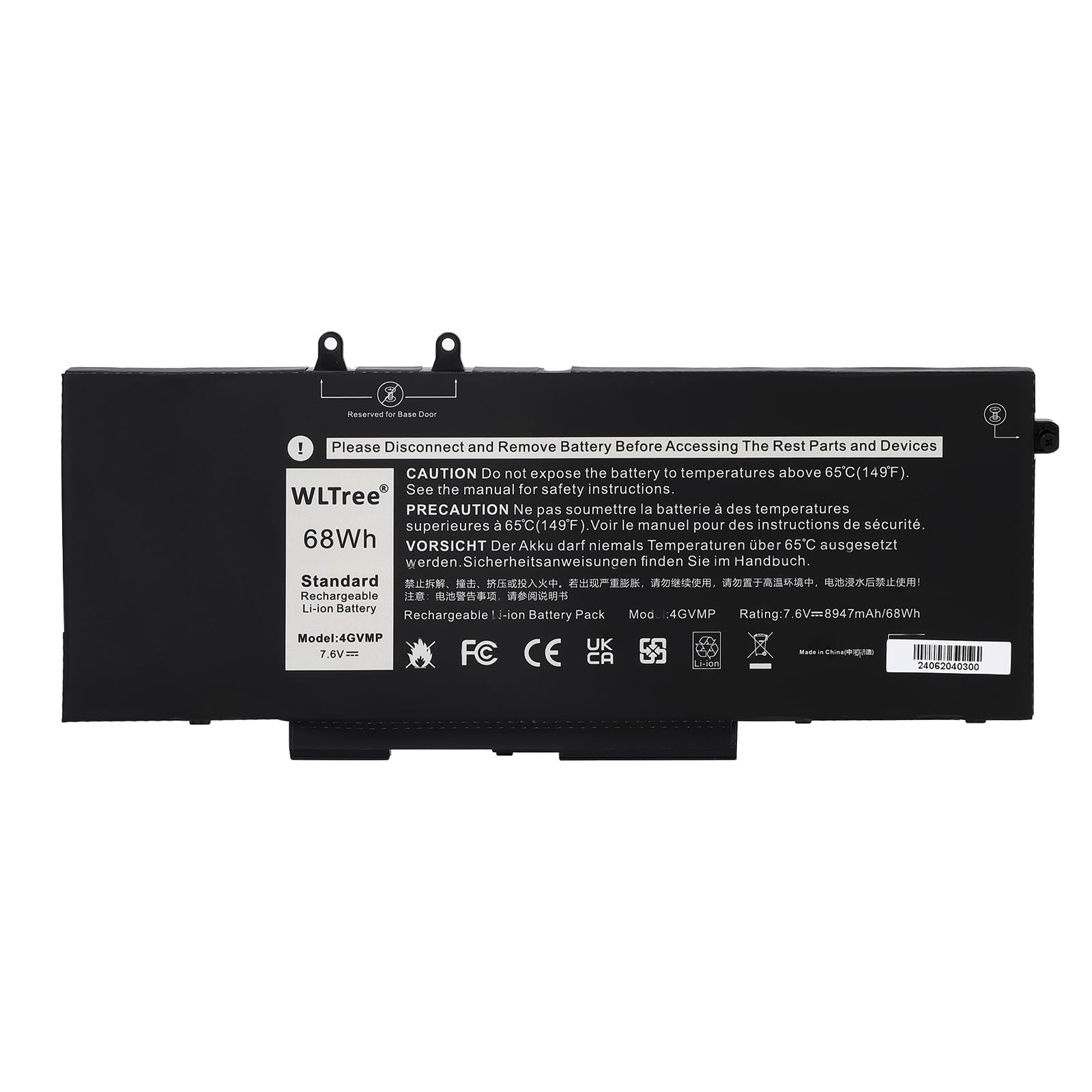 Batería BLESYS 68Wh Para Dell Latitude 5400 5500 | Precision 3540 | Inspiron 7590 7591 7791 2-in-1 | 4GVMP 9JRYT RF7WM