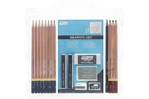 PRO ART 3078 Pencil Set Sketch & Draw - Graphite and Charcoal